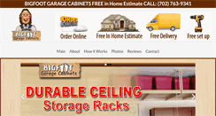 Desktop Screenshot of lasvegasoverheadstorageracks.com